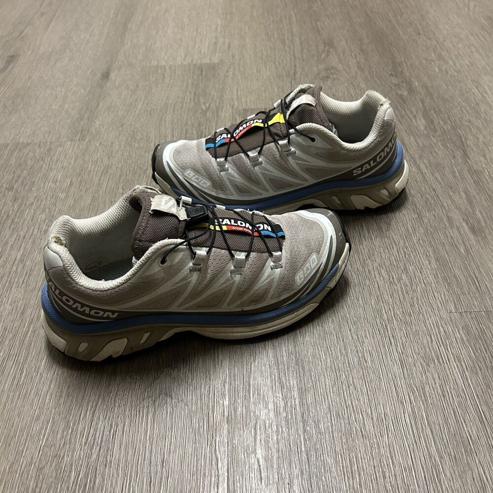 Salomon S/Lab XT-6 Silver Cloud Ultramarine Sneakers Men 4.5 Women 5.5 | 477391